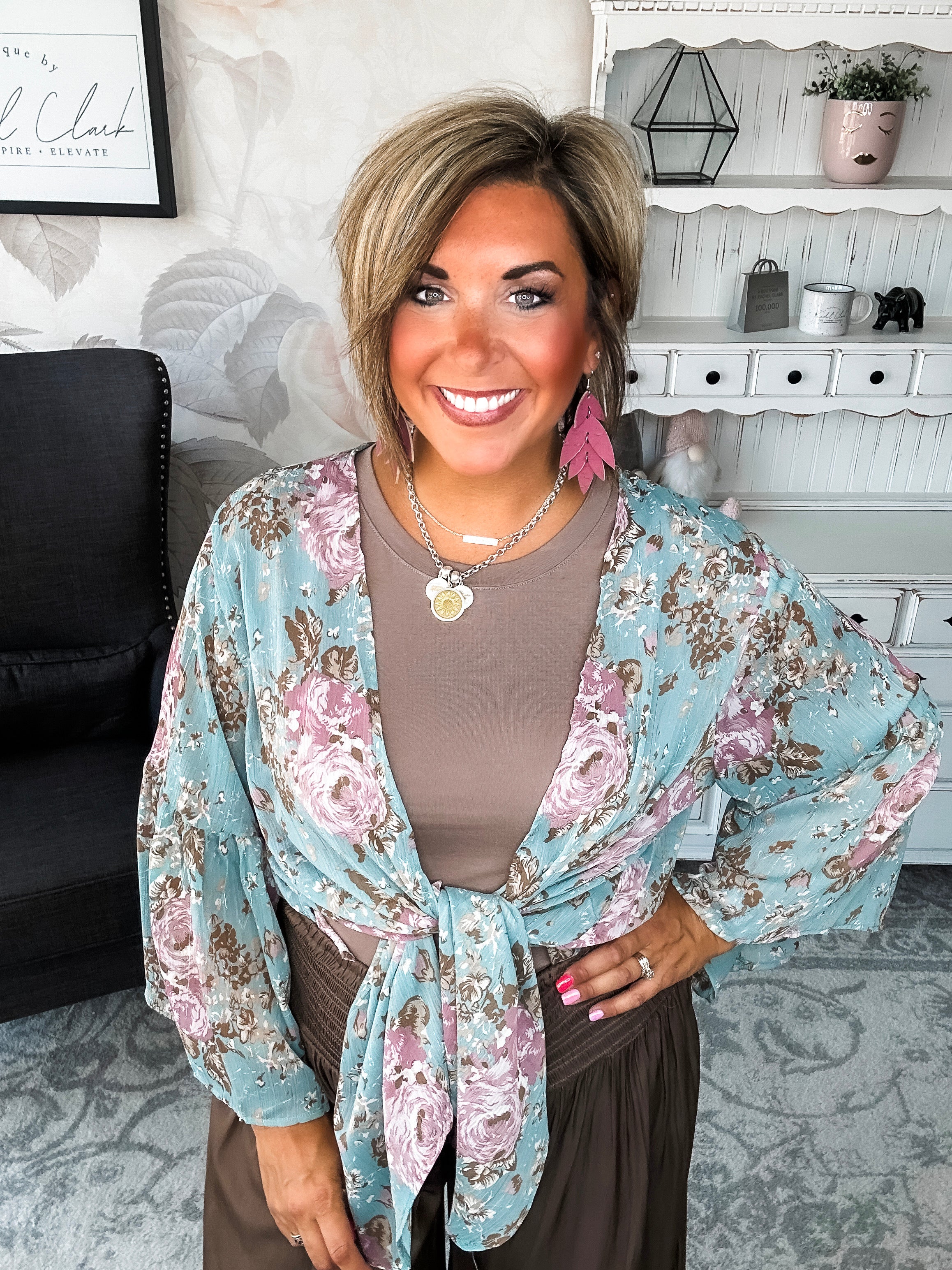 Loving Everyday Floral Kimono
