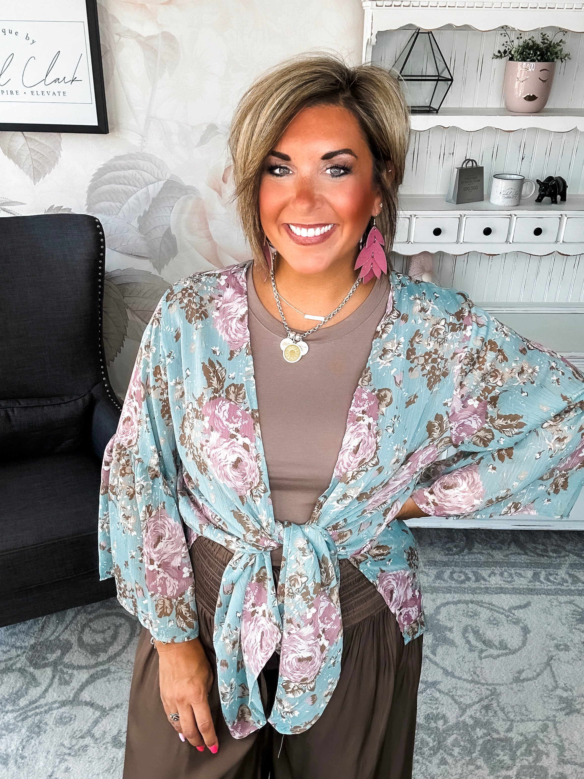 Loving Everyday Floral Kimono
