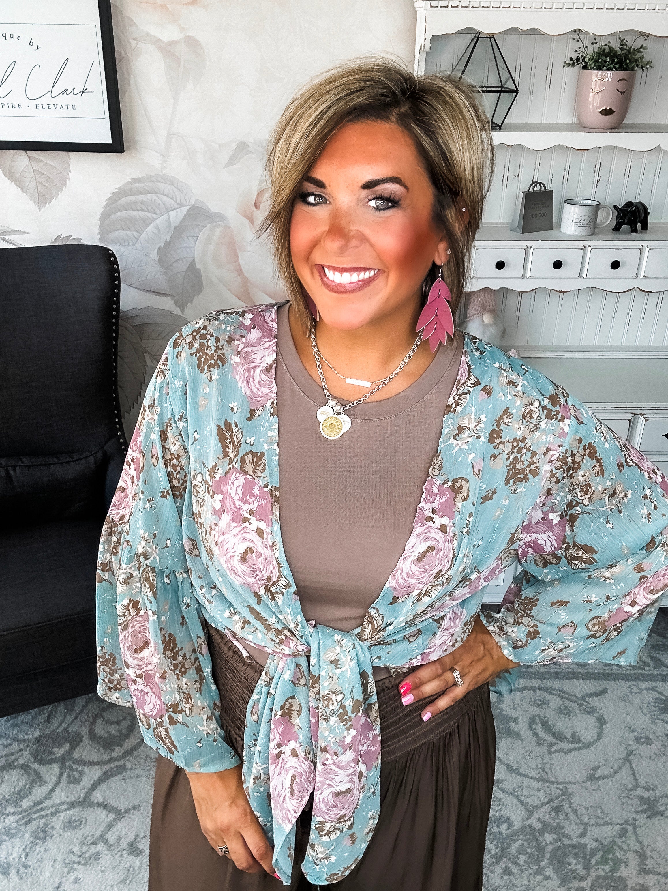 Loving Everyday Floral Kimono
