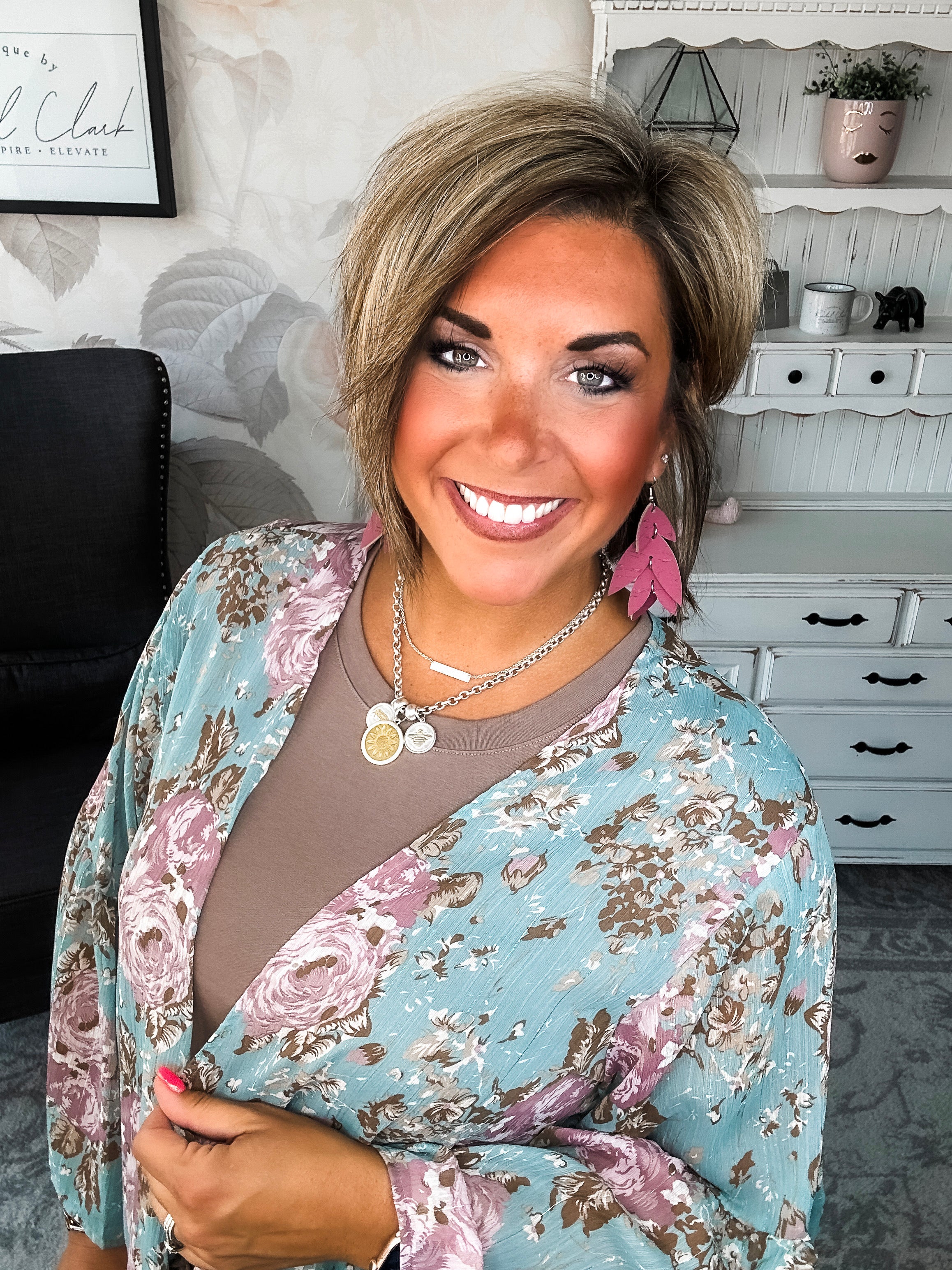Loving Everyday Floral Kimono