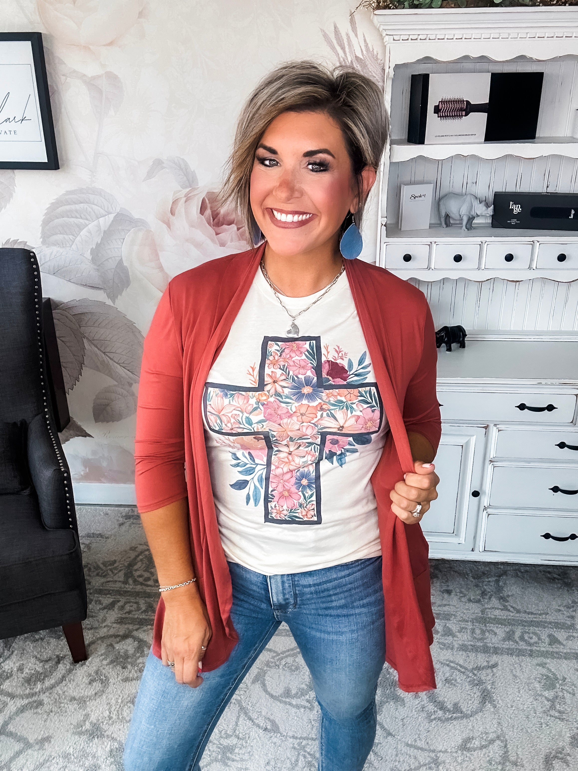 Bad Breakup Cardigan - Mauve