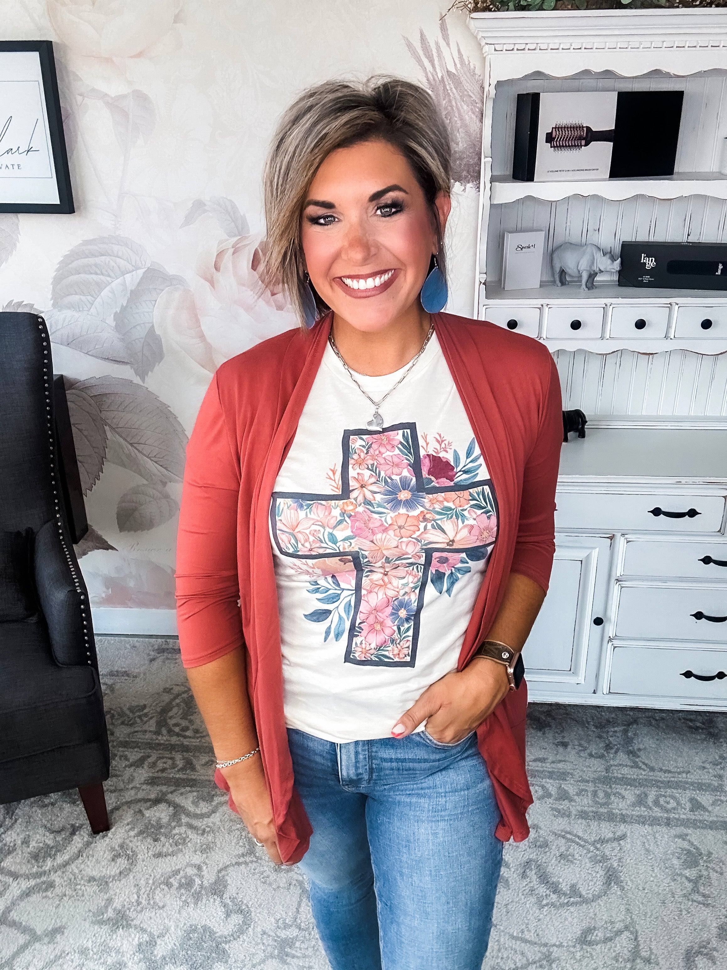 Bad Breakup Cardigan - Mauve