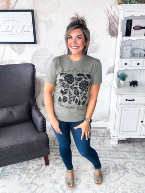 Beauty From the Ashes Graphic Tee - Olive