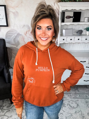 Ampersand Avenue University Hoodie - Hello Pumpkin