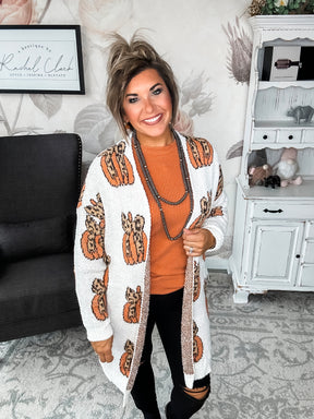 Pumpkin Cloud Cardigan