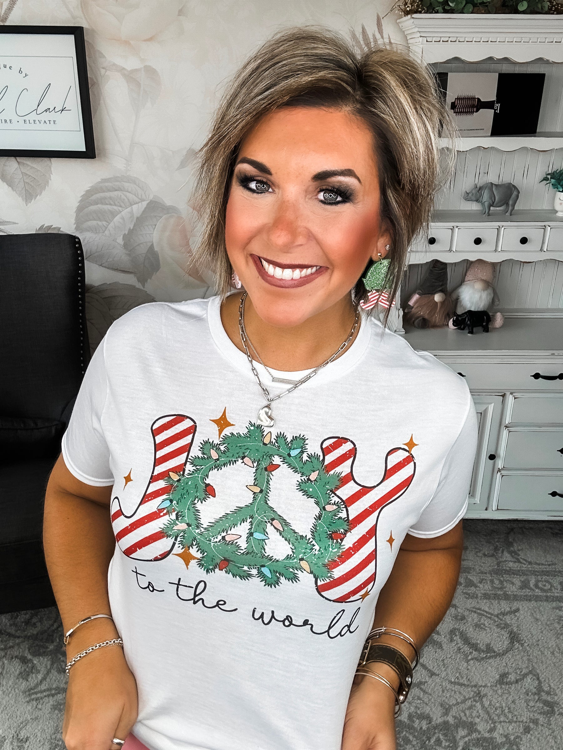 Joy to the Wreath Graphic Tee