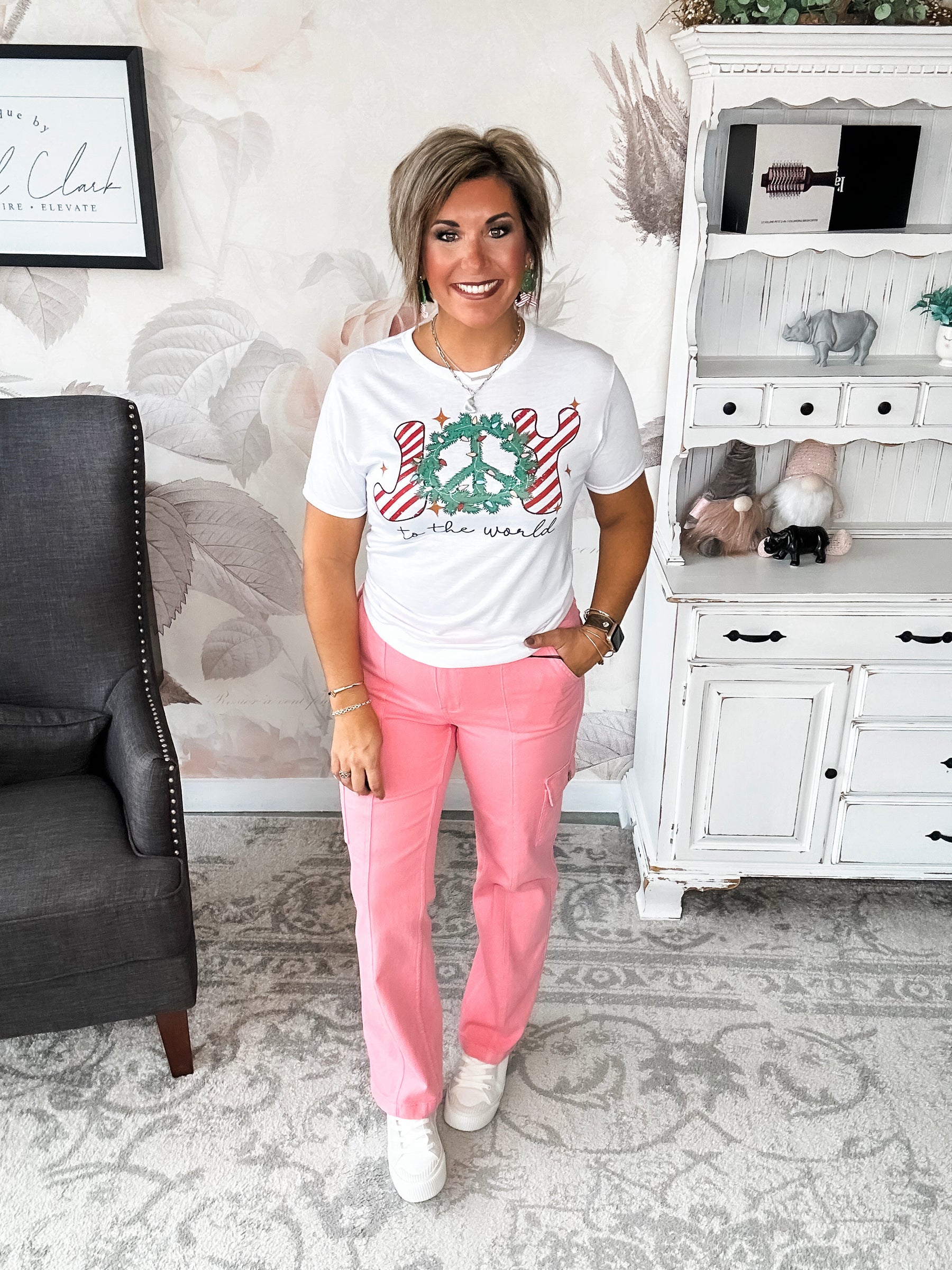 Joy to the Wreath Graphic Tee