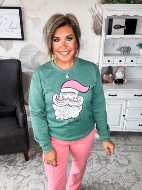 Vintage Santa Graphic Sweatshirt