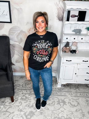 Holly Jolly Christmas Graphic Tee