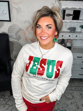 Jesus Is The Reason Long Sleeve Graphic Tee