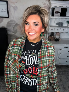 Holly Jolly Christmas Graphic Tee