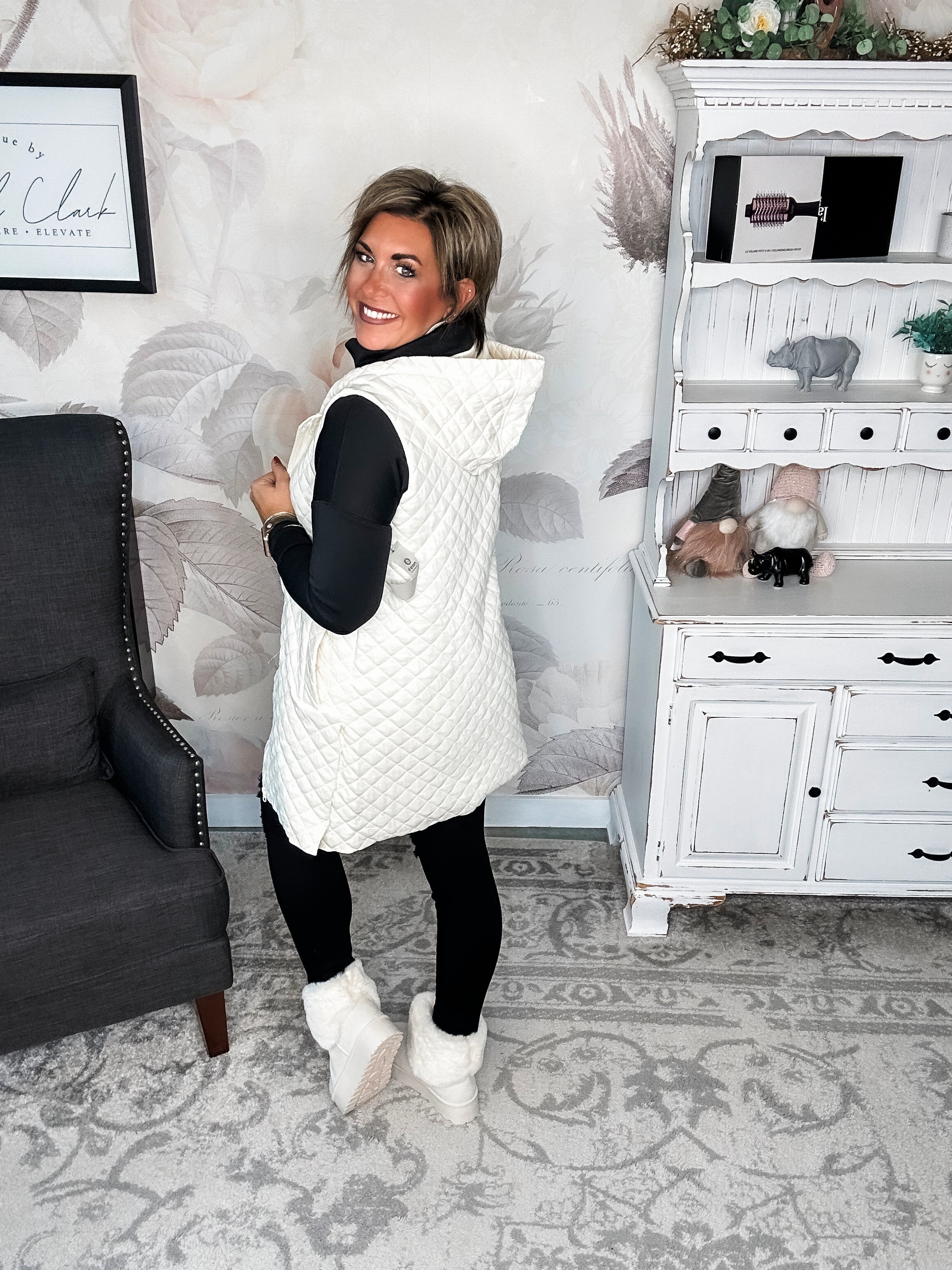 Gonna Move On Quilted Vest