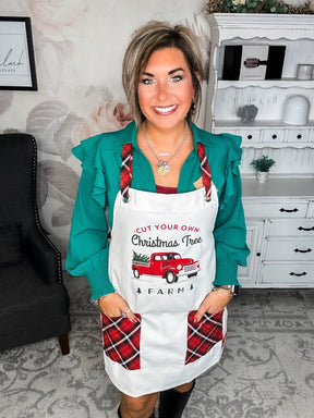 Christmas Tree Farm Apron