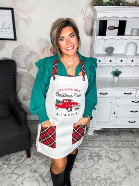 Christmas Tree Farm Apron