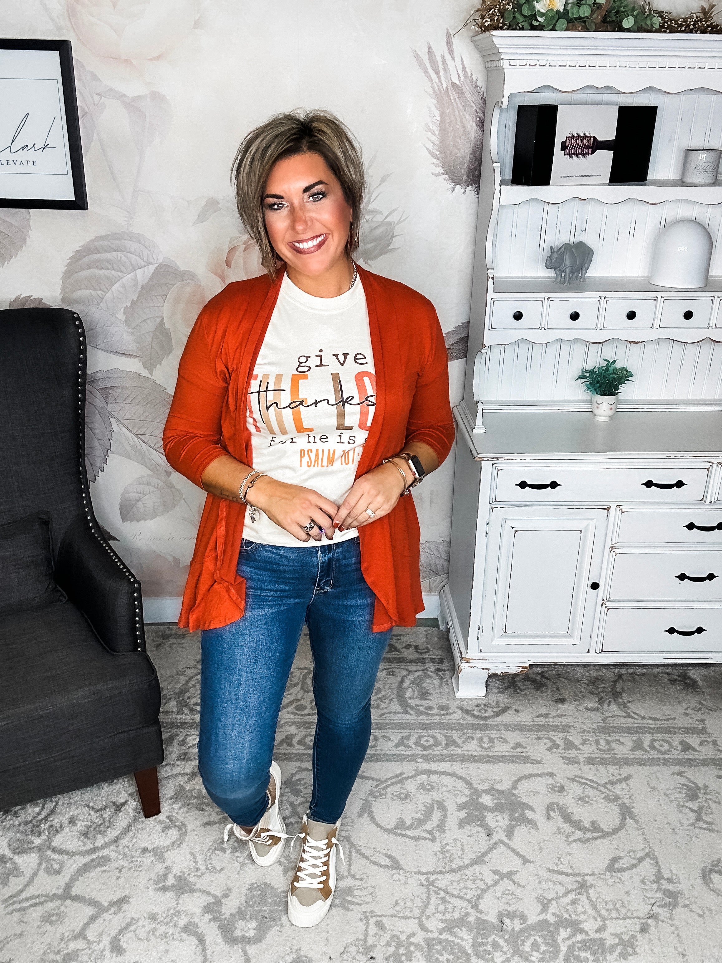 Give Thanks To The Lord Graphic Tee