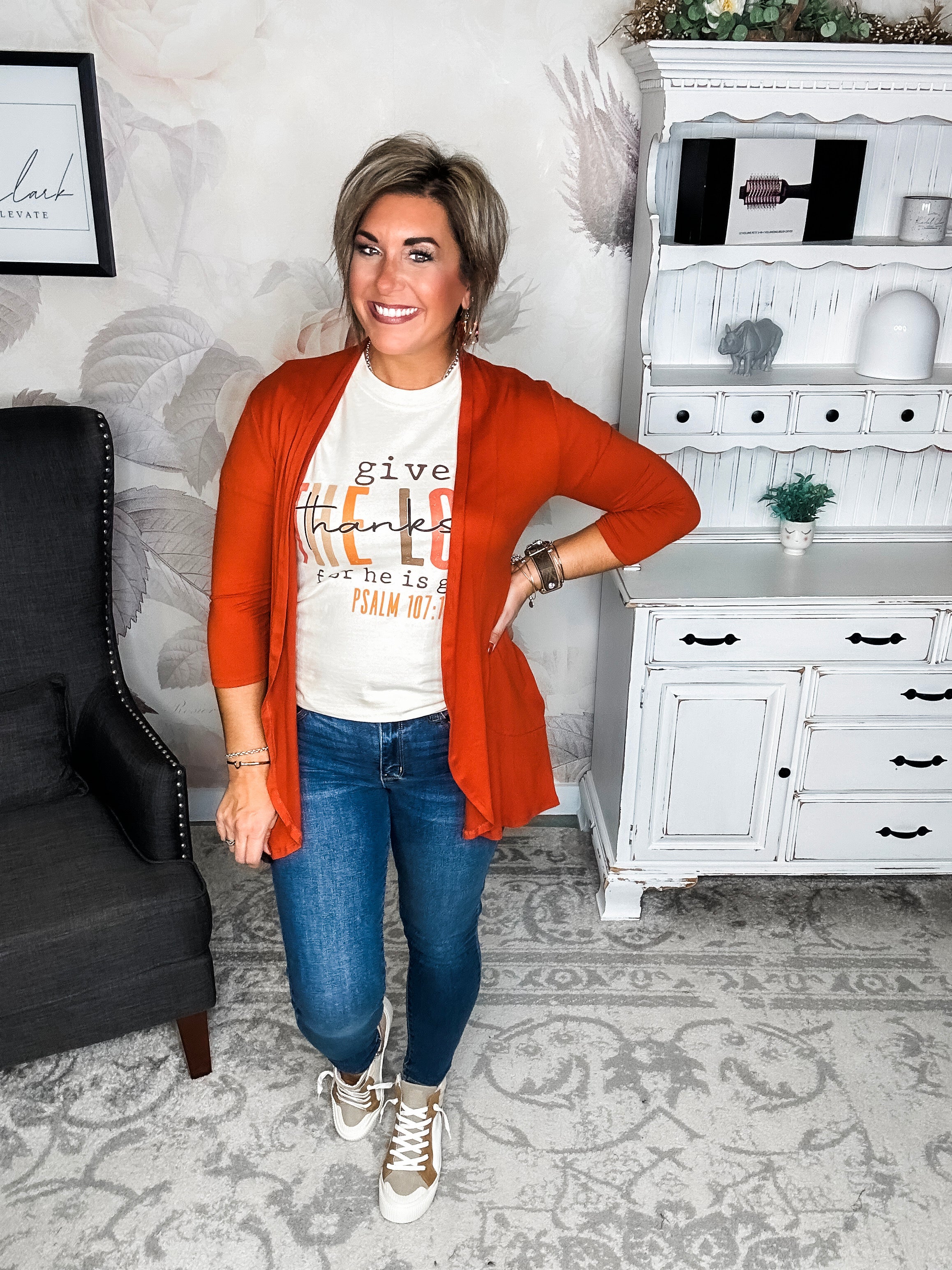 Give Thanks To The Lord Graphic Tee