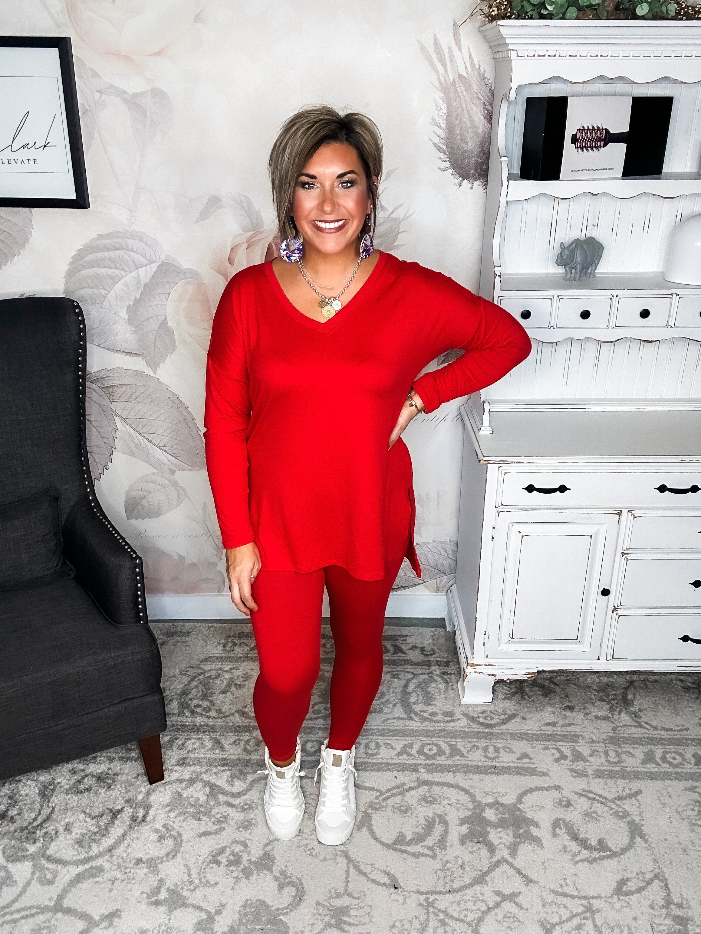 You Can't Resist This Lounge Set - Ruby