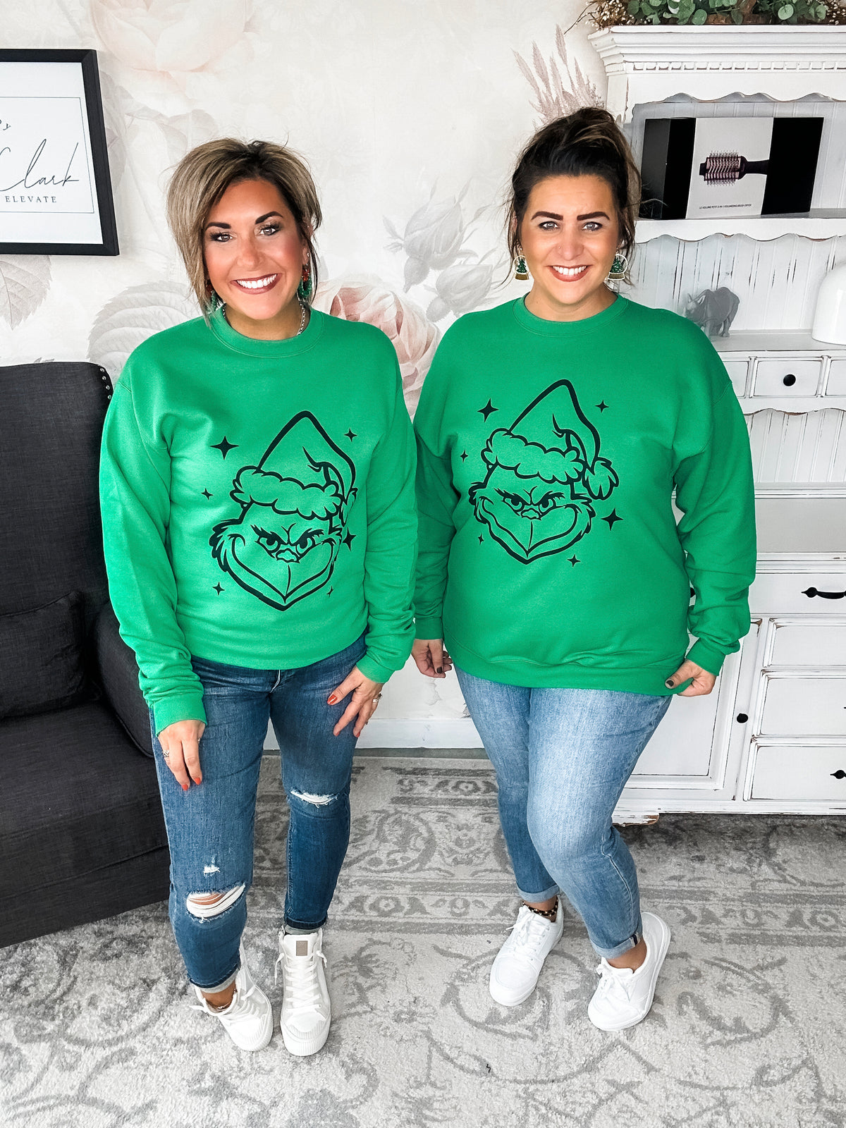 BLACK FRIDAY EXCLUSIVE! - Grinch Face Pullover Sweatshirt