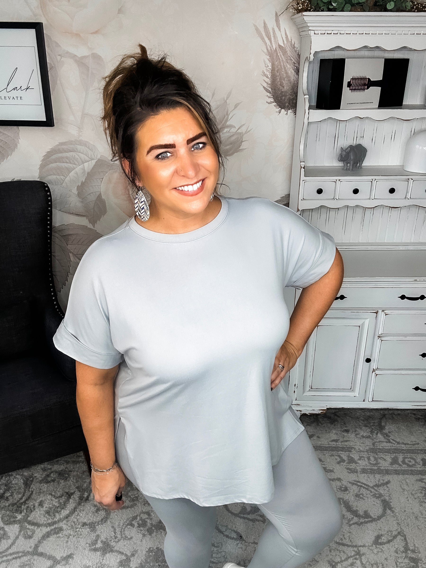 BLACK FRIDAY EXCLUSIVE! - What You've Been Waiting For Loungewear Set - Light Grey