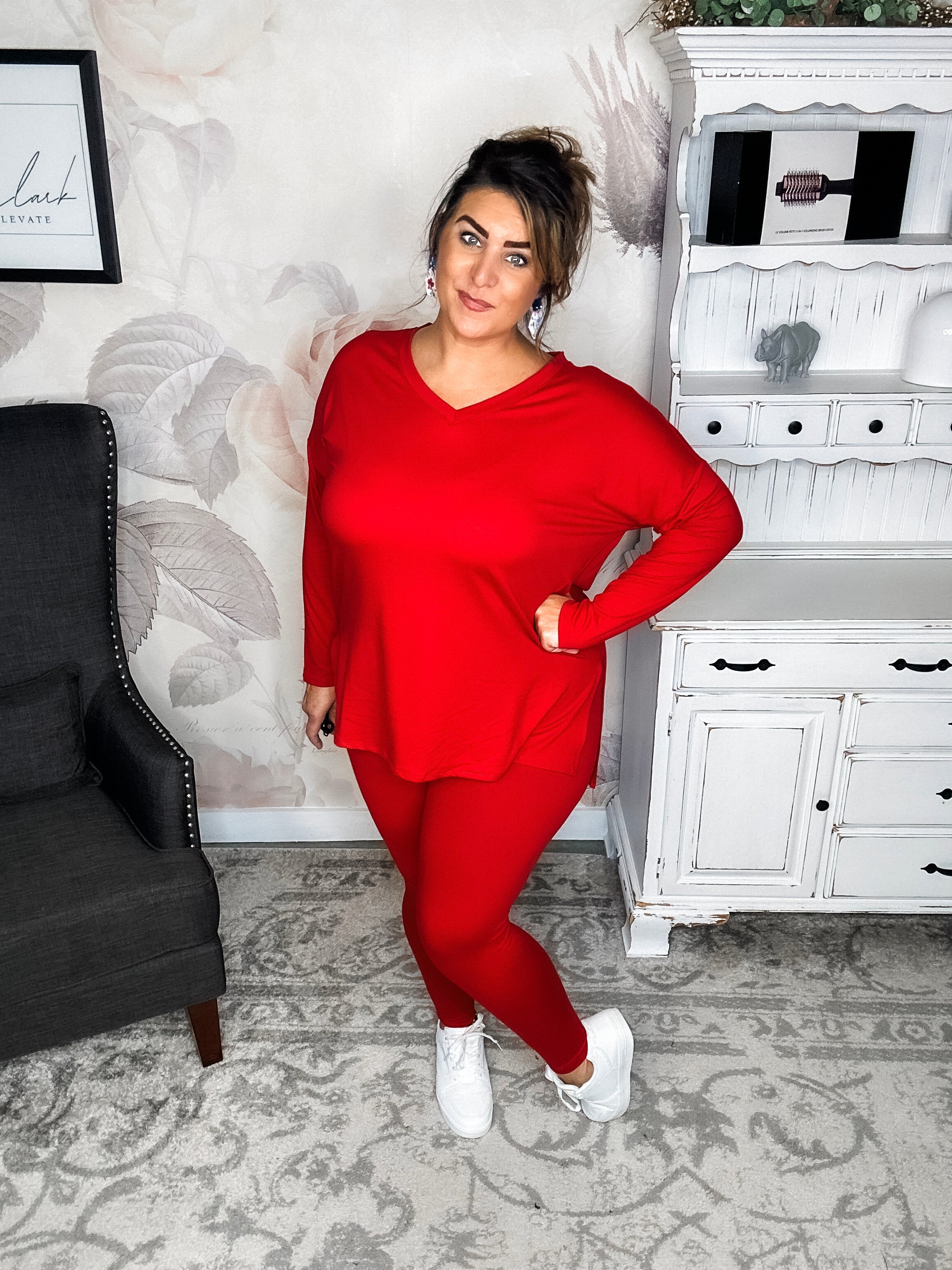 You Can't Resist This Lounge Set - Ruby