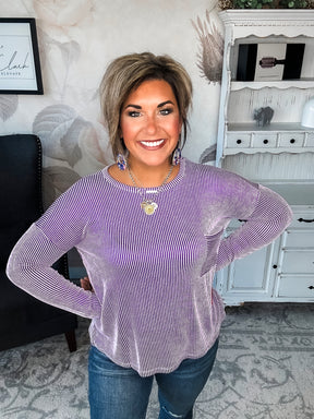 BLACK FRIDAY EXCLUSIVE! - Into The Night Pullover - Violet