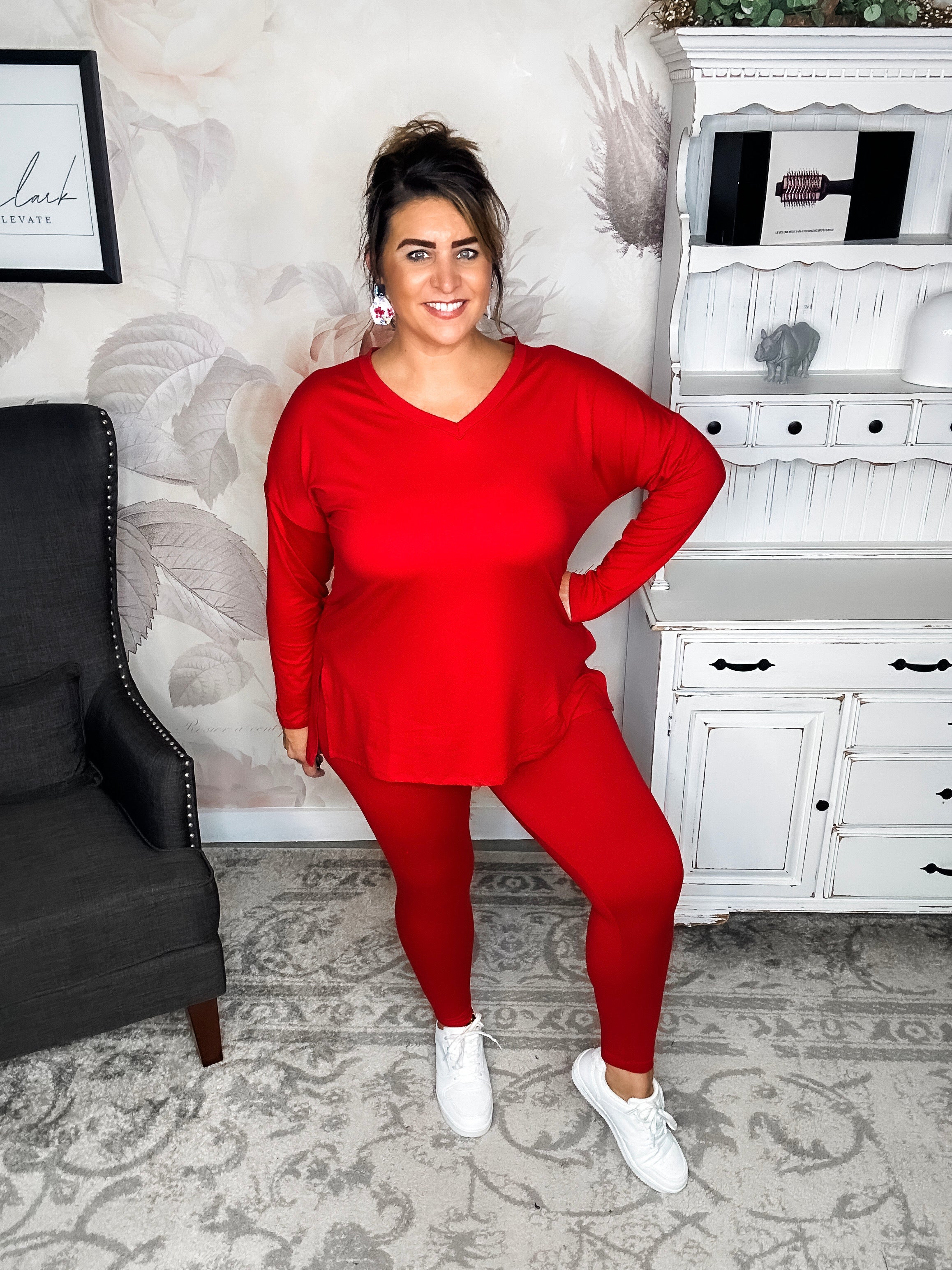 You Can't Resist This Lounge Set - Ruby