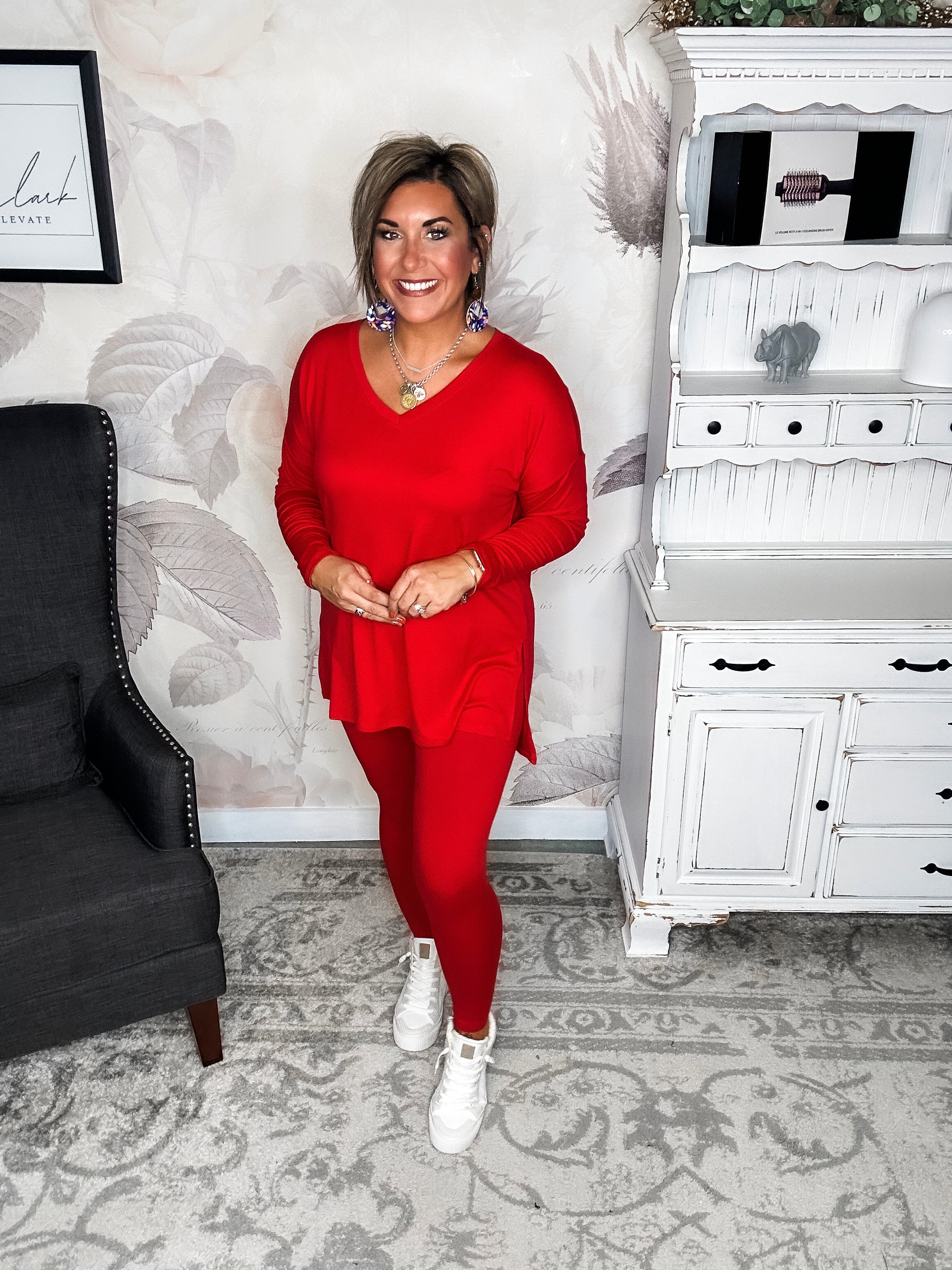 You Can't Resist This Lounge Set - Ruby