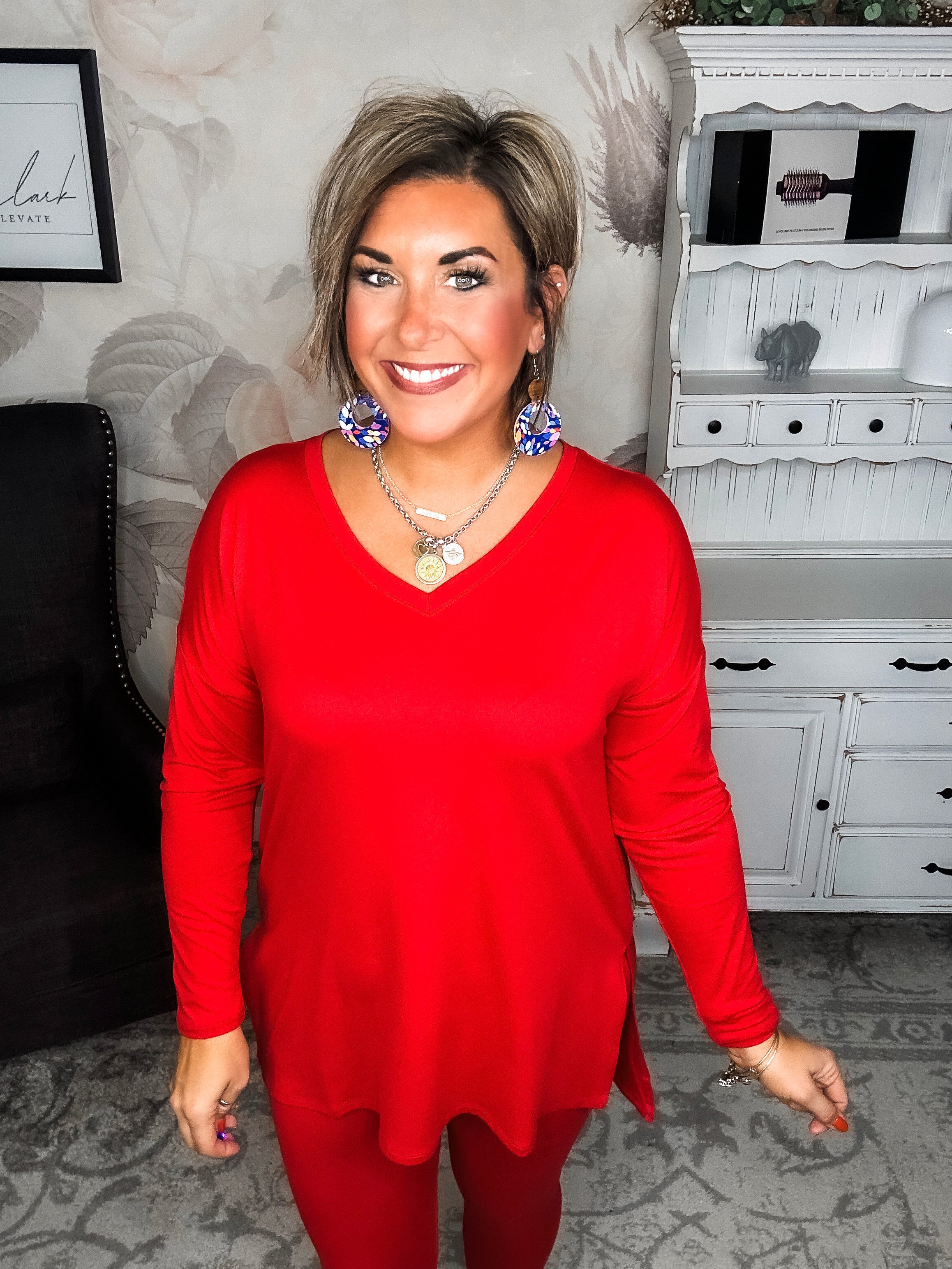 You Can't Resist This Lounge Set - Ruby