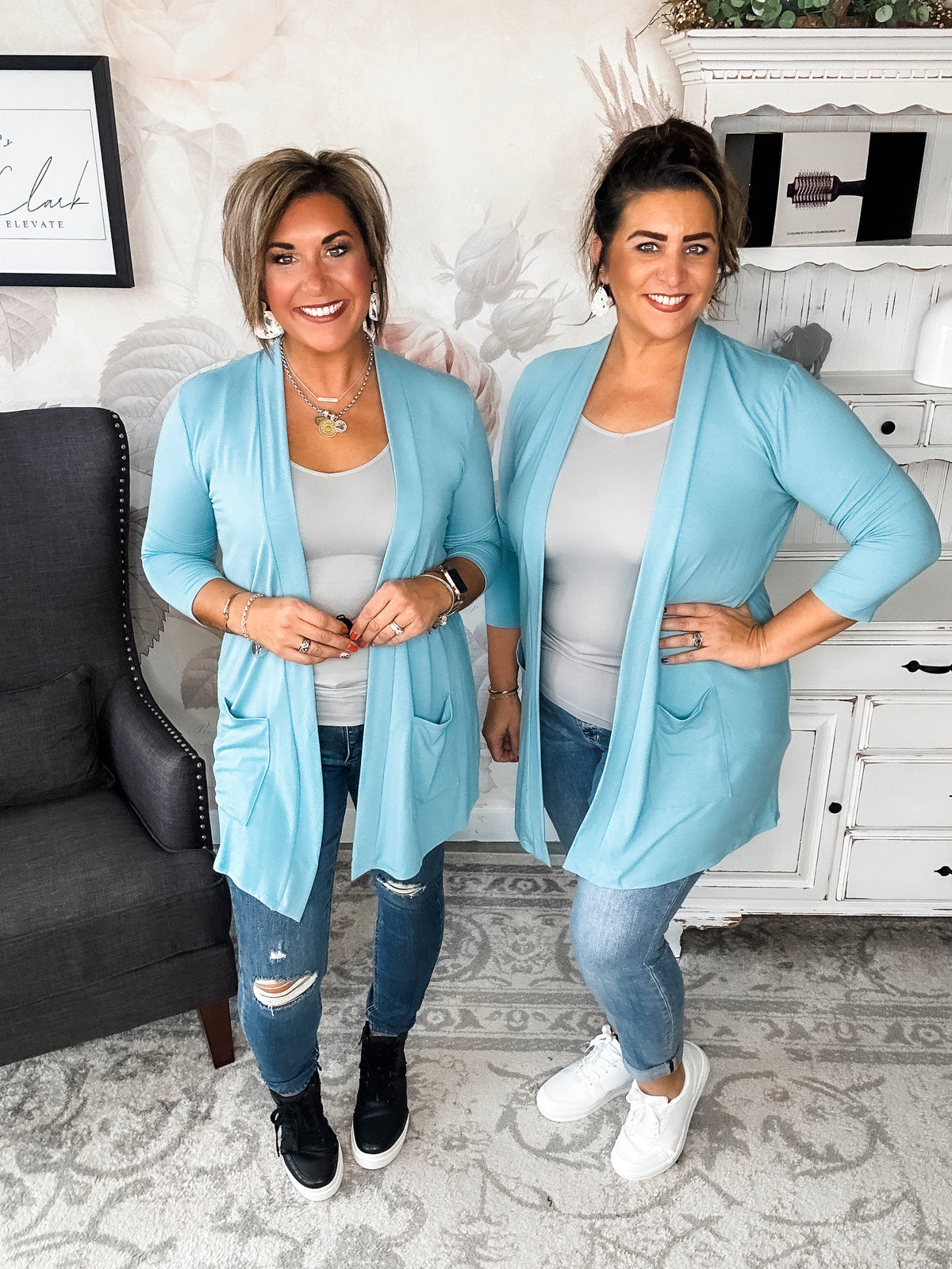 BLACK FRIDAY EXCLUSIVE! - Keep On Going Cardigan - Dusty Teal