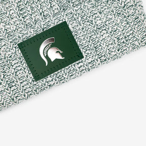 Love Your Melon - Michigan State Spartans Hunter Speckled Pom Beanie