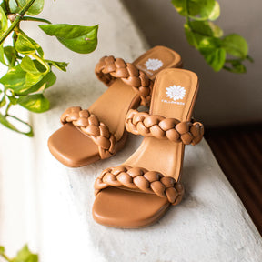 Nimble Heeled Sandal - Almond