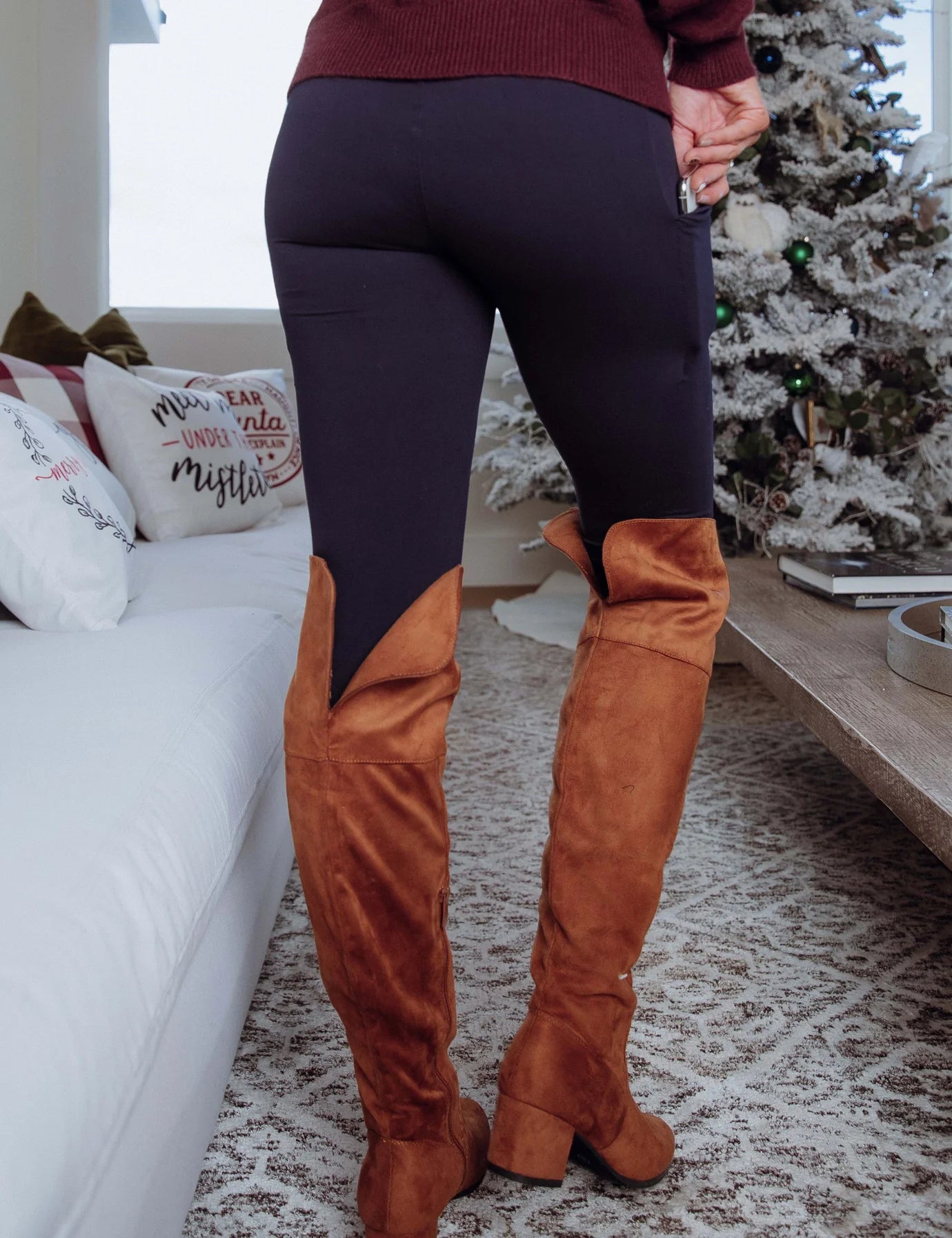 Perfect Fit Pocket Leggings - Navy