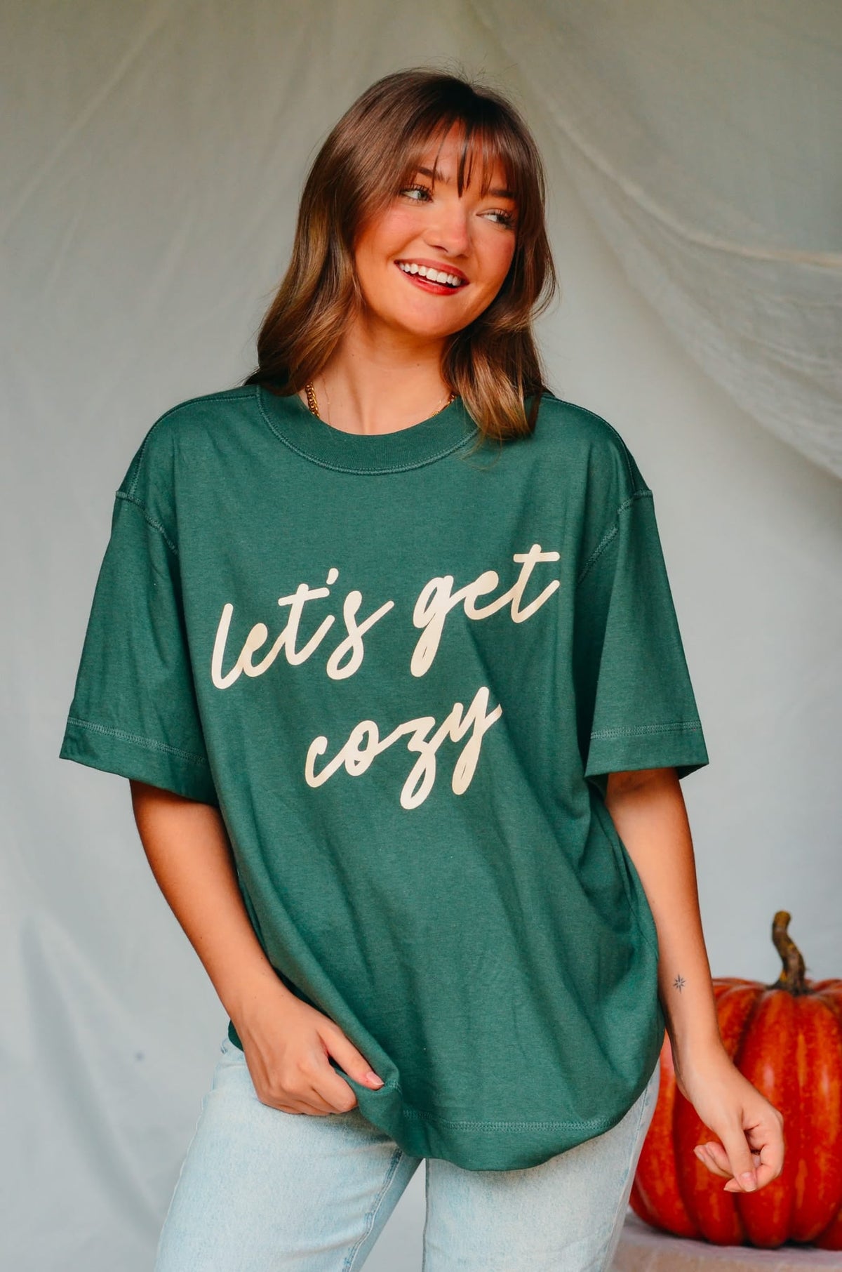 Let's Get Cozy Boxy Tee *ONLINE EXCLUSIVE*