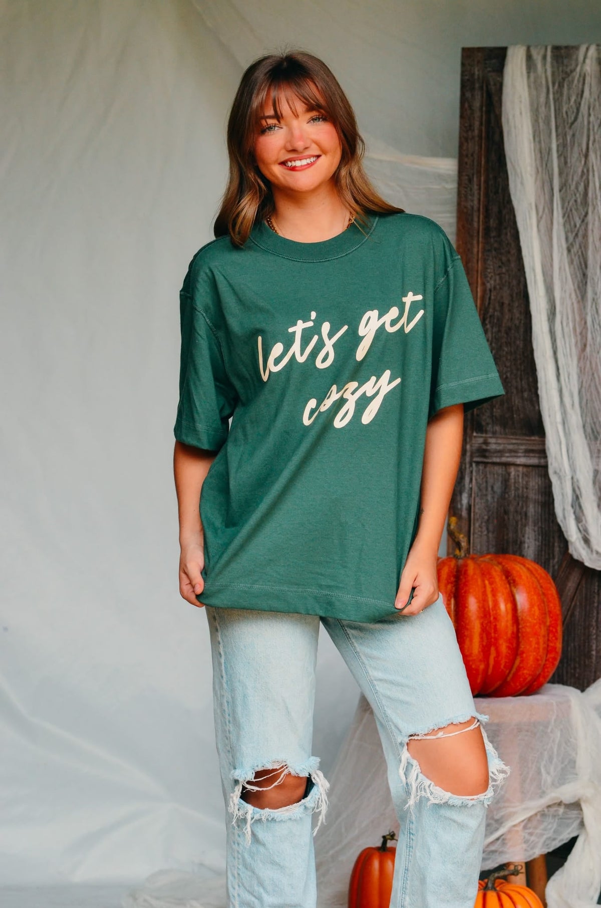 Let's Get Cozy Boxy Tee *ONLINE EXCLUSIVE*