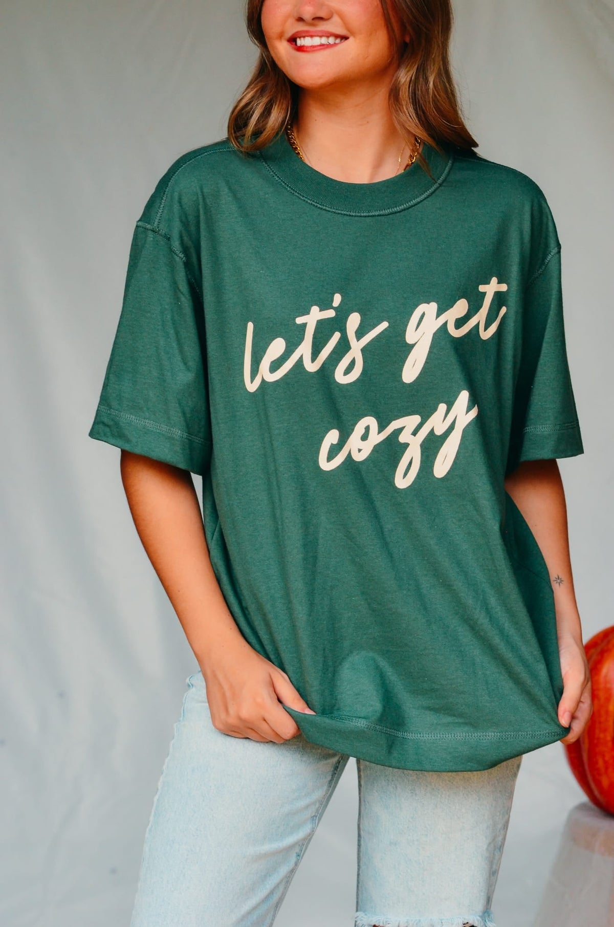 Let's Get Cozy Boxy Tee *ONLINE EXCLUSIVE*
