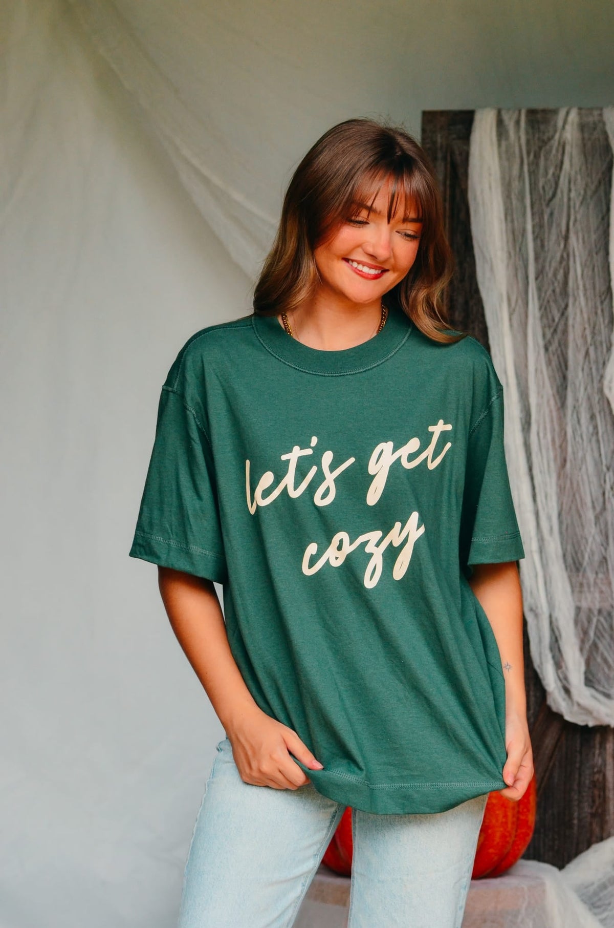 Let's Get Cozy Boxy Tee *ONLINE EXCLUSIVE*