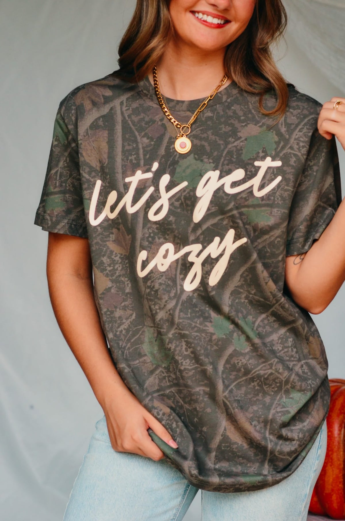 Let’s Get Cozy Dark Camo Shortsleeve *ONLINE EXCLUSIVE*