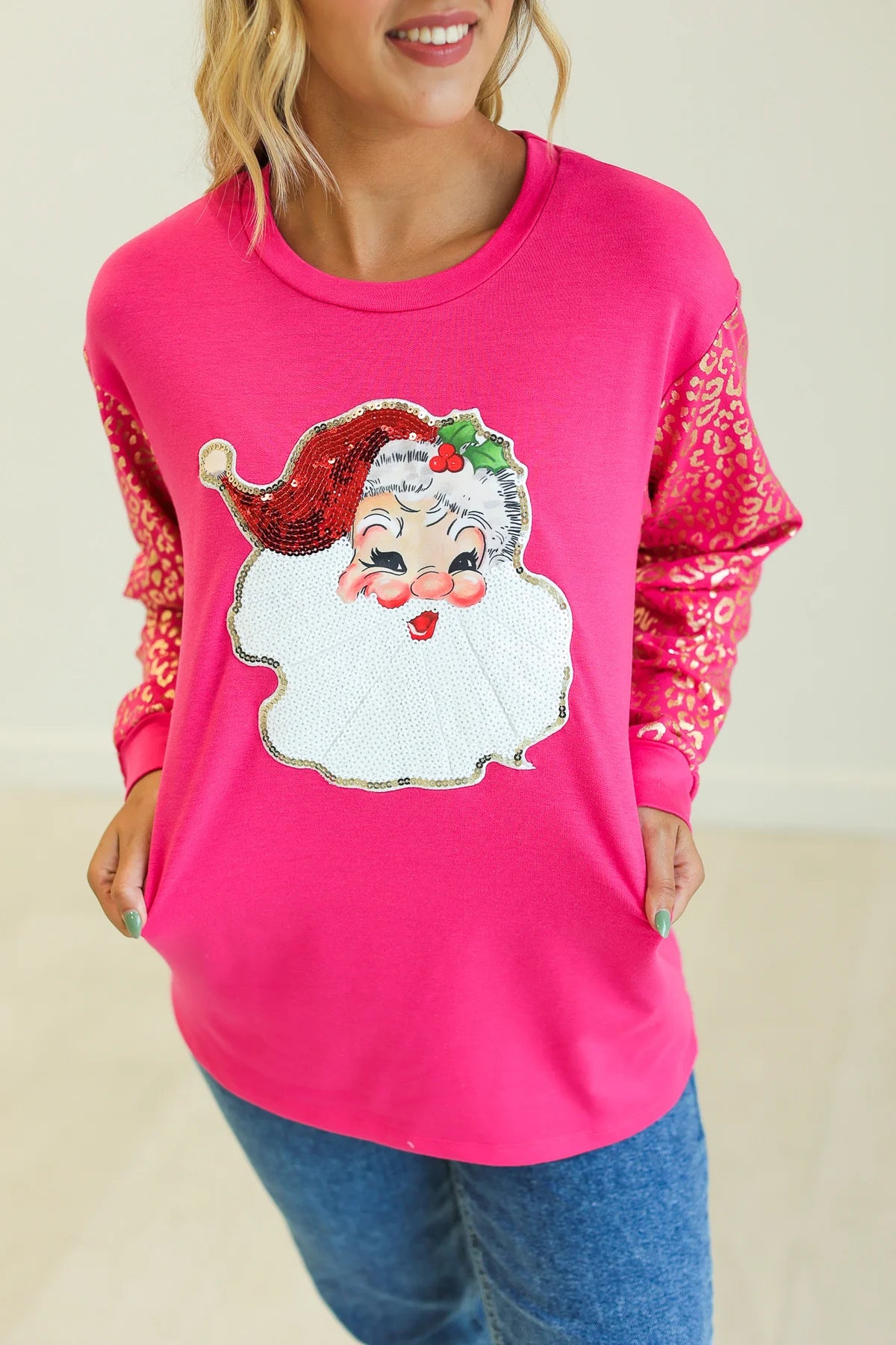 Santa Baby Long Sleeve Pullover