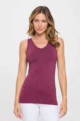 Reversible Seamless Tank - Plum