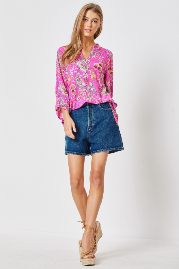 Figure It Out Top - Magenta