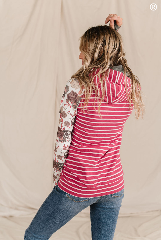 Ampersand Avenue Doublehood Sweatshirt - Because Of You