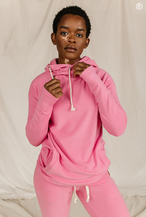 Ampersand Avenue - Doublehood™ Sweatshirt - Pink Tulip