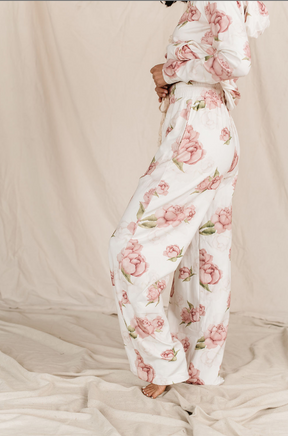 Ampersand Avenue Free Time Wide Leg Comfy Pant - Happily Ever After