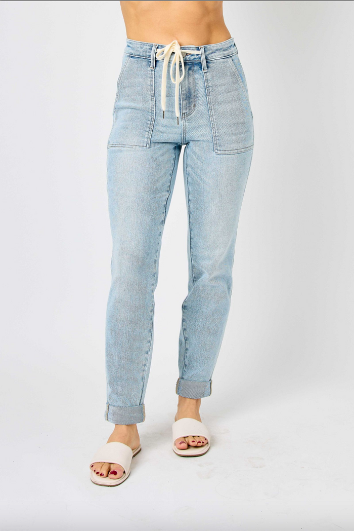 Judy Blue Made For Me Denim Joggers (0-24W)