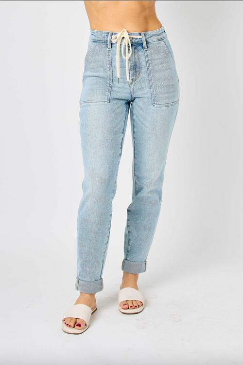 Judy Blue - High Rise Vintage Denim Jogger main image 0
