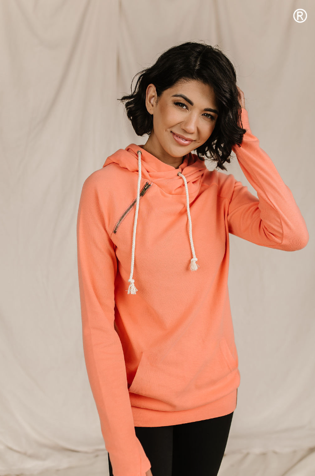 Ampersand Avenue - Doublehood™ Sweatshirt - Orange Peel