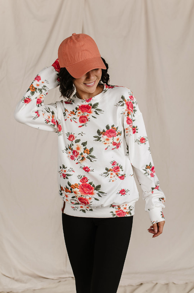 Ampersand Avenue University Pullover - Welcome Back