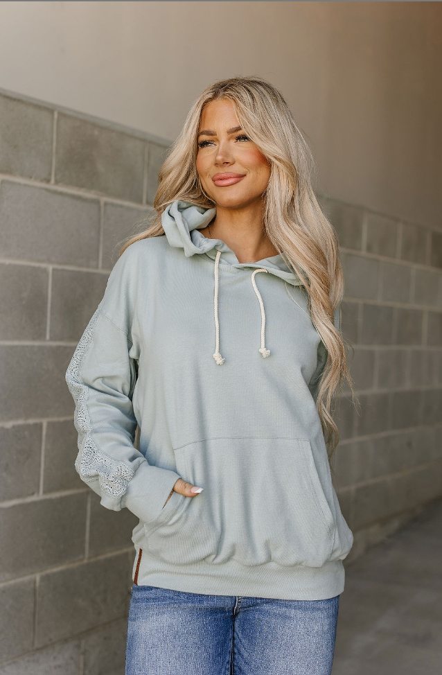 Ampersand Avenue University Hoodie - Wonderstruck - Blue