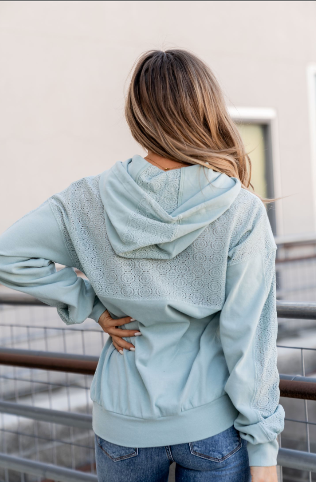 Ampersand Avenue University Hoodie - Wonderstruck - Blue