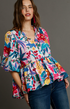 Wild Flowers Blouse